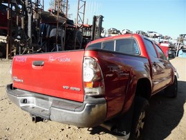 2010 Toyota Tacoma Burgundy Crew Cab 4.0L MT 4WD #Z22109